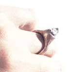 Rose Ring + Quartz (S (US 5.5) Adjustable)