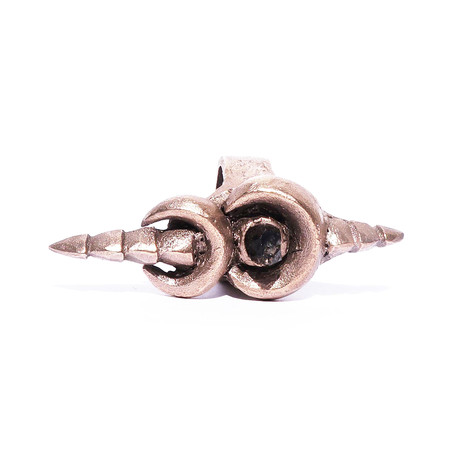Double Moon Ring // Rose (S (US 5.5))