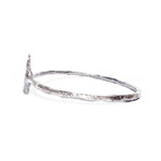 Arrow Bangle // Silver