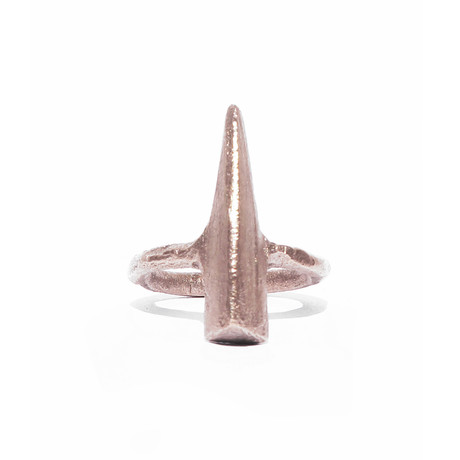 Arrow Ring // Rose (S (US 5.5) Adjustable)