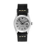 Rolex Datejust // Black Strap // Refinished Slate Index // c. 1970s