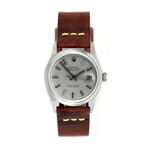 Rolex Datejust // Brown Strap // Refinished Slate Index // c. 1970s
