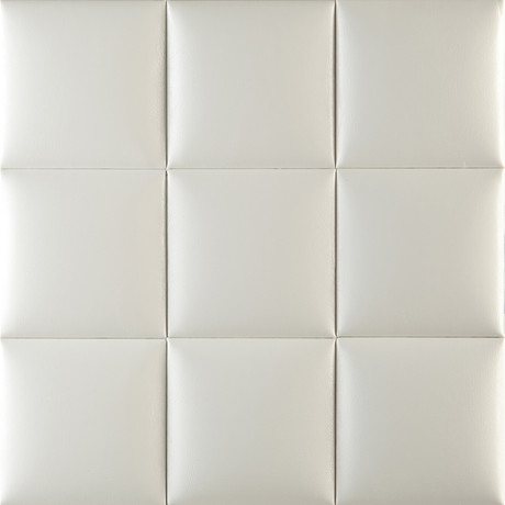 Craft // 4" Squares Pattern (White //  5 sq ft)