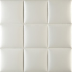 Craft // 4" Squares Pattern (White //  5 sq ft)