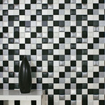 Timeless 13" Squares Pattern (Noir // 4 sq ft)