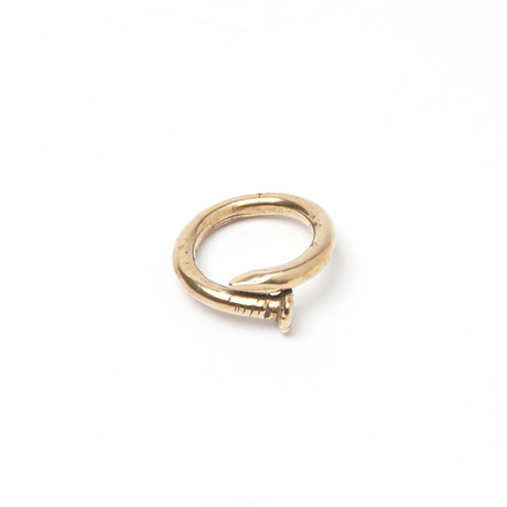 Bent Nail Ring (Size 8-9)