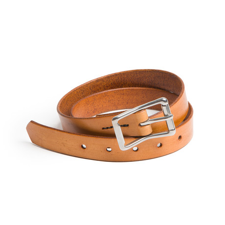 Slim Belt // Antique Tan (30-34")