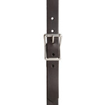 Slim Belt // Dark Brown (30-34")