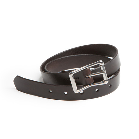 Slim Belt // Dark Brown (30-34")