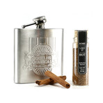 Cinnamon Whiskey Infusion Kit + Flask