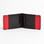 Nile Crocodile // Cash Cover (Black with Red Stitch)