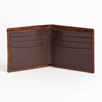 Nile Crocodile // Bi-Fold Wallet (Cognac)