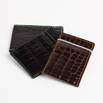 Black American Alligator // Cash Cover (Black)