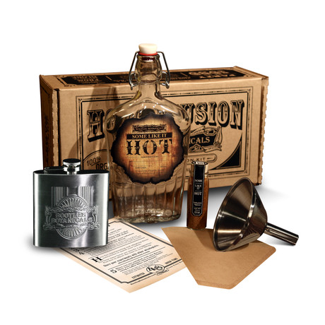 Cinnamon Whiskey Infusion Kit + Flask