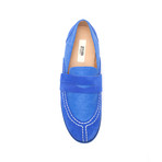 Suede + Nylon Penny Loafer // Klein Blue (Euro: 45)