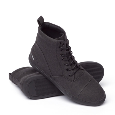 Gram // 470g Coated Canvas High-Tops // Black (DO NOT USE EURO SIZING)