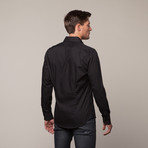 Button Up Shirt // Black (L)