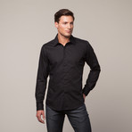 Button Up Shirt // Black (L)