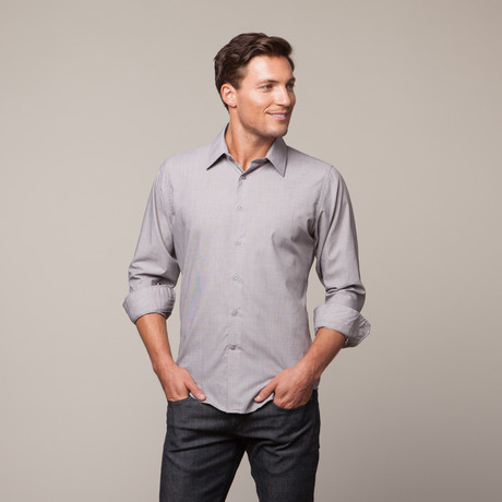 Button Up Shirt // Grey Chambray (S)