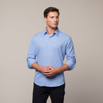 Button Up Shirt // Ocean Blue (L)