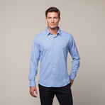 Button Up Shirt // Ocean Blue (L)