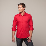 Button Up Shirt // Red (S)