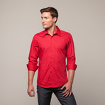 Button Up Shirt // Red (M)