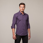 Button Up Shirt // Plum (M)