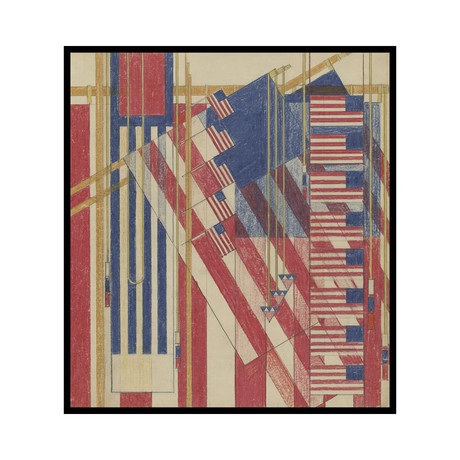 The Flag // Liberty Magazine July, 1928 (13"L x 14"W x 2"D)