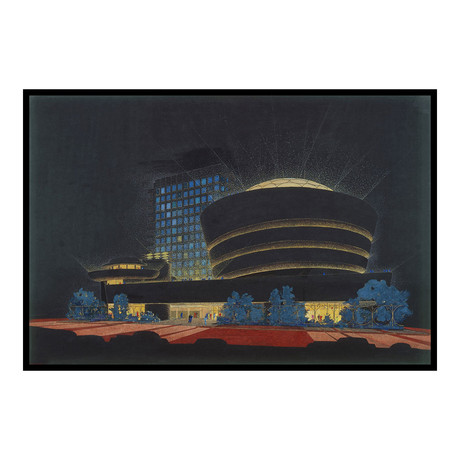 Guggenheim Museum // New York, NY, 1943 // Night (17"L x 11"W x 2"D)