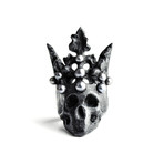 Black Pearl Crown Ring (Size: 10)