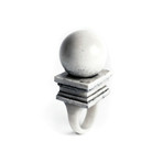 Orb Ring // White (Size 6)