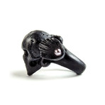 Shell Ring // Black (Size 6)