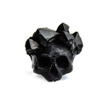 Crystal Crown Skull Ring (Size 6)