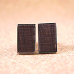 Rectangle Wine Barrel Cufflinks