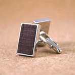Rectangle Wine Barrel Cufflinks