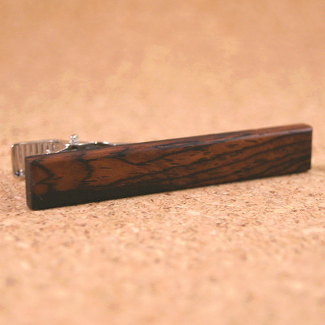 Nicaraguan Cocobolo Tie Clip