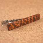 African Snakewood Tie Clip