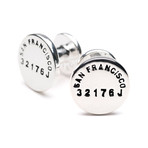San Francisco Cufflinks // Steel