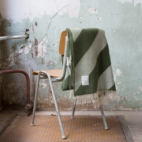 MINA // Forest Green Wool Blanket