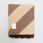 MINA // Deep Brown Wool Blanket