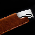 Model No. 3 // Matte Comb + Horween Leather Sheath