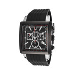 Accutron Chronograph Black Silicone + Dial // 65B142