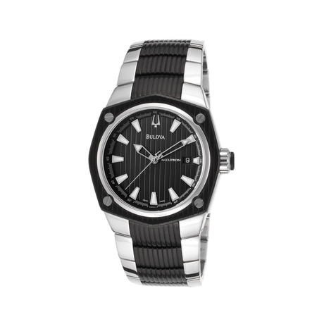 Corvara Automatic Steel + Black // 65B001