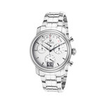 Amerigo Chronograph Steel + White Dial // 63C109