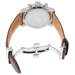 Amerigo Chronograph Brown Leather +  White Dial // 63C108