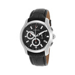 Stratford Chronograph Black Leather + Dial // 63B139