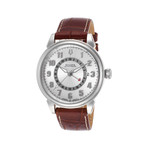 Accutron Brown Leather + Silver Dial // 63B011