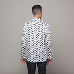Flag Print Shirt // White (XS)