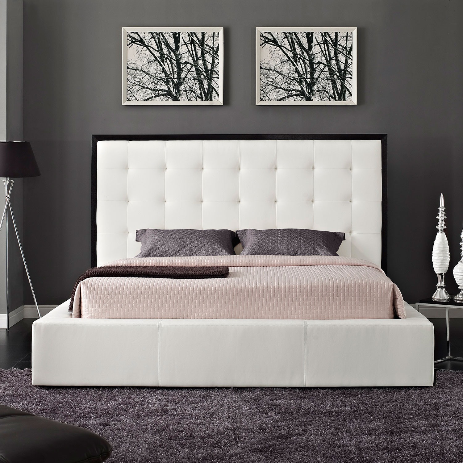 Amelia Modern Bed (King) - Creative Furniture - Touch of Modern